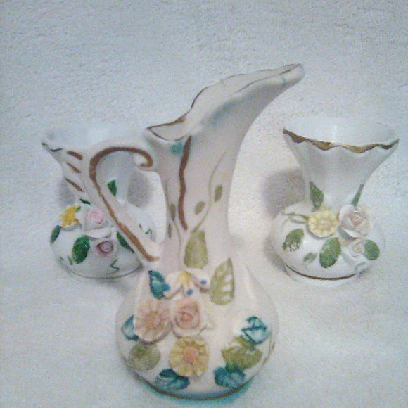 Vintage 7 Piece Miniature Vase and Pitcher Set - Picture 2 of 7